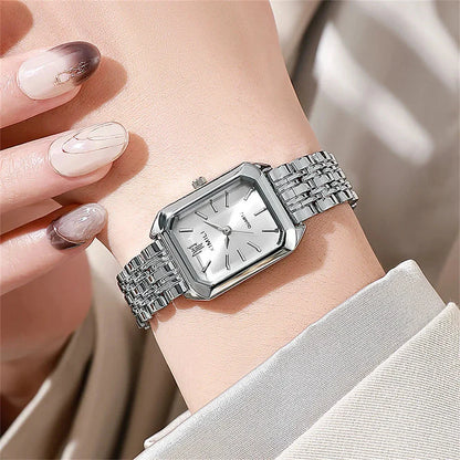 Lightweight Stainless Steel Watch for Women Belleza & Glamour Prata 