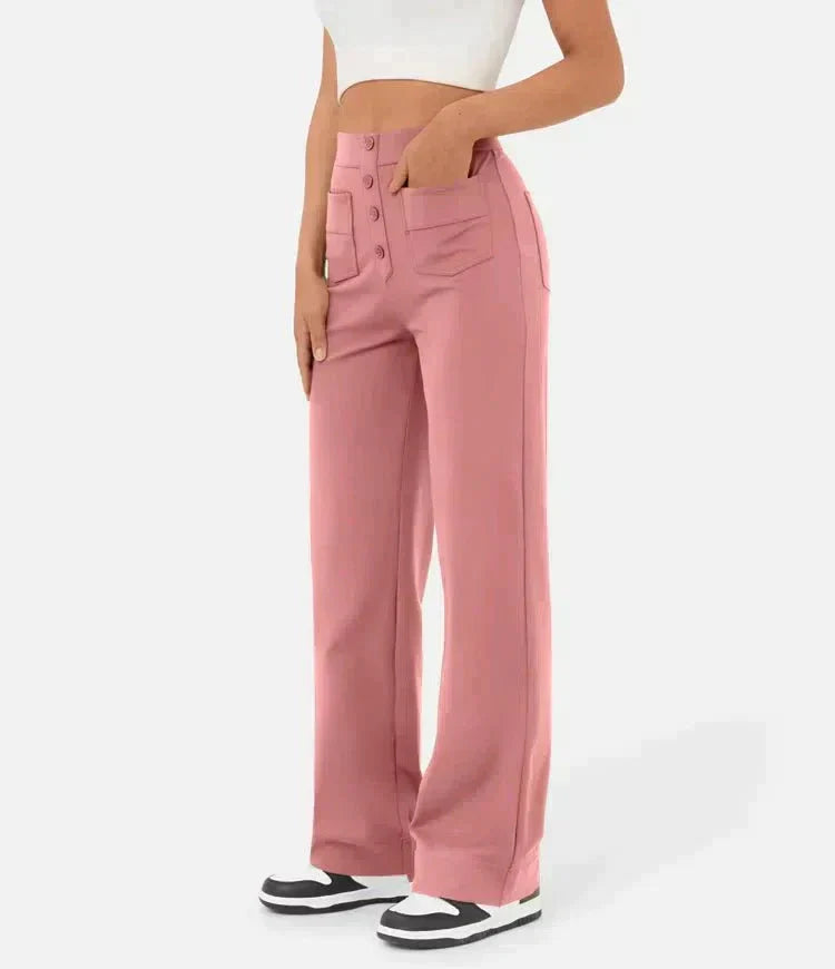 Lily™ | High-Waist Casual Pants women pants Belleza & Glamour 