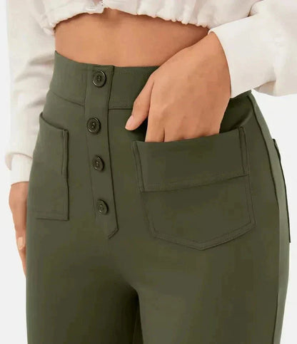 Lily™ | High-Waist Casual Pants women pants Belleza & Glamour 