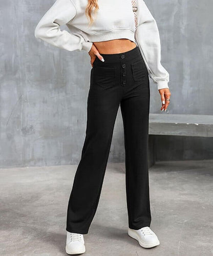 Lily™ | High-Waist Casual Pants women pants Belleza & Glamour 