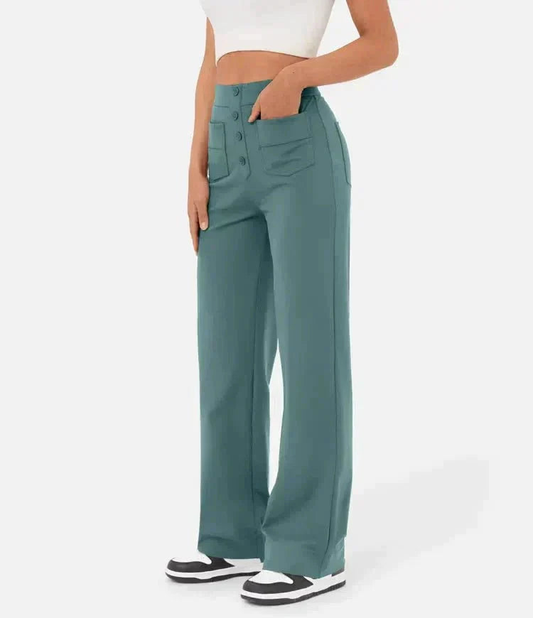 Lily™ | High-Waist Casual Pants women pants Belleza & Glamour 