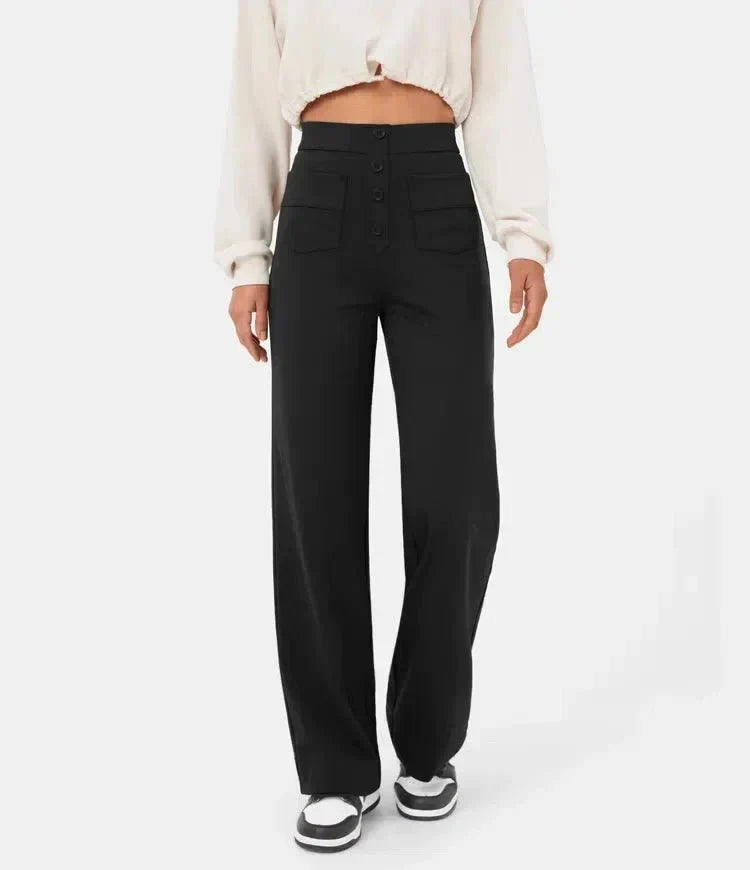 Lily™ | High-Waist Casual Pants women pants Belleza & Glamour 
