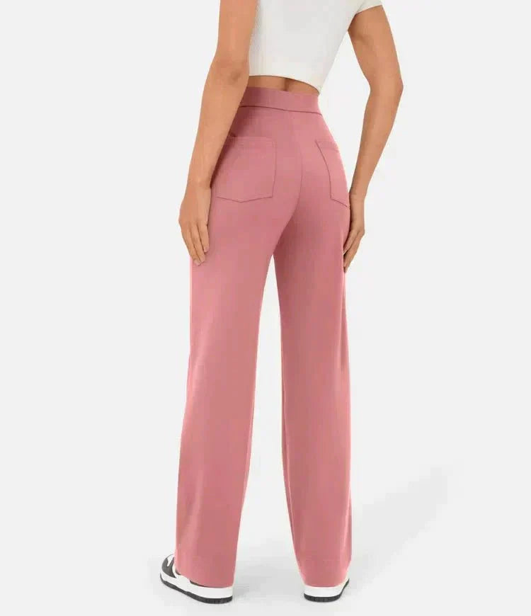 Lily™ | High-Waist Casual Pants women pants Belleza & Glamour 