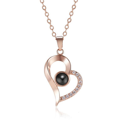 Love Symbol Necklace 1 Belleza & Glamour Rose Gold 