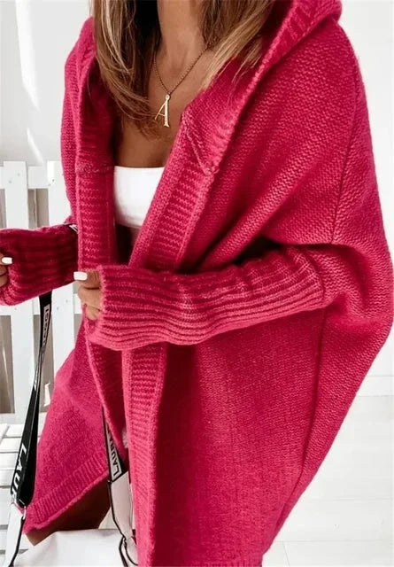Muse™ | Hooded Sweater Sweater Belleza & Glamour Red S 