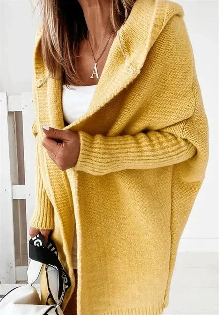 Muse™ | Hooded Sweater Sweater Belleza & Glamour Yellow S 