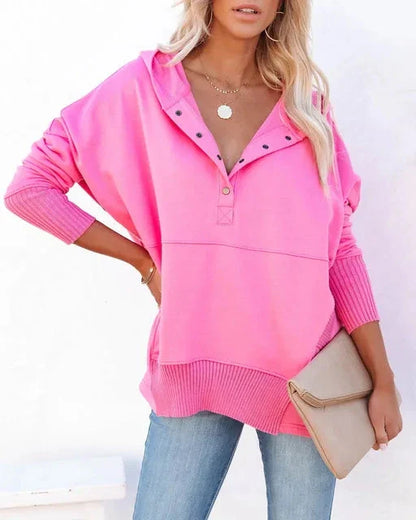 Olivia | Cozy Hoodie Coat and Jacket Belleza & Glamour Pink S 