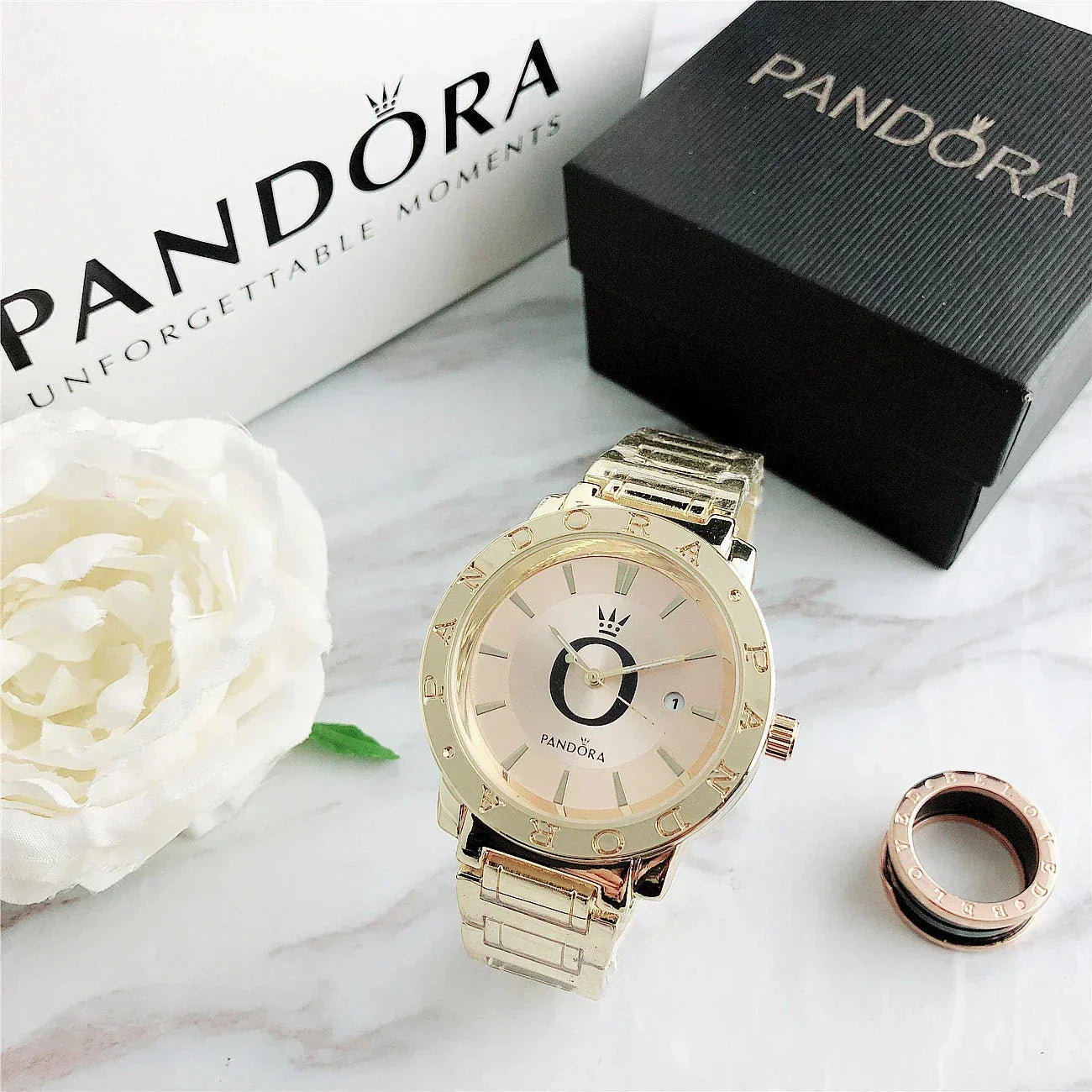 P A N D O R A Wristwatch Glamour Belleza & Glamour Gold 