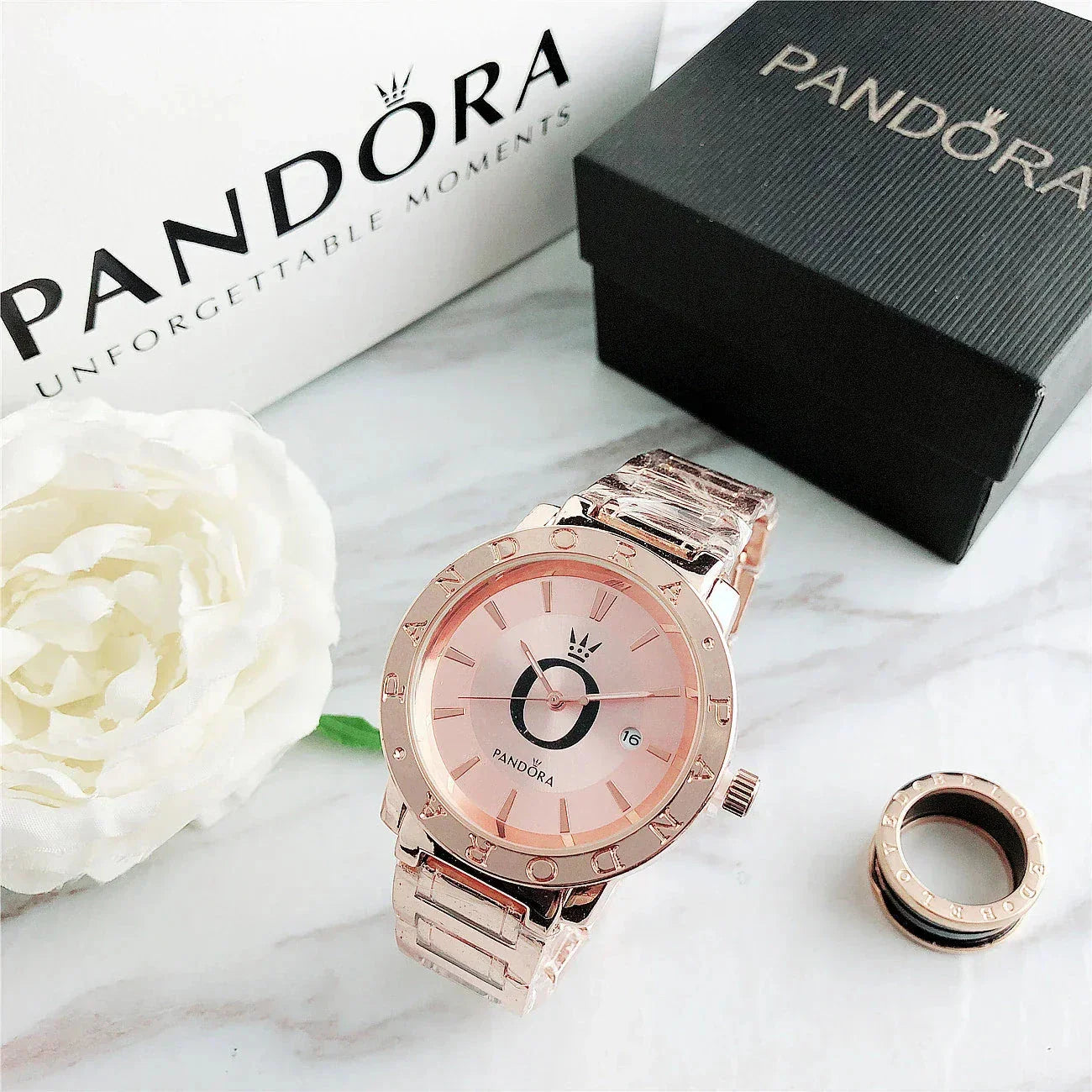 P A N D O R A Wristwatch Glamour Belleza & Glamour Rose 