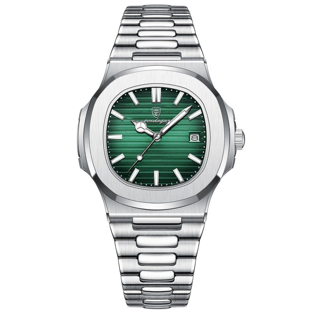 Poedagar Venice 40 mm Relogio 24 Belleza & Glamour Emerald Green 