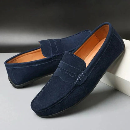 Porto Suede Loafers Belleza & Glamour Navy 6 