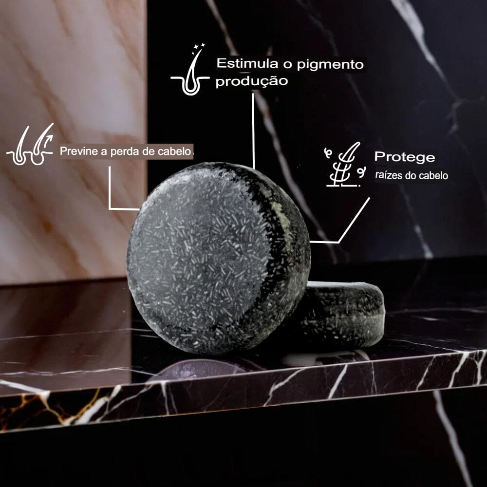 ReNew Black - Jabón que rejuvenece y oscurece el cabello Belleza & Glamour 