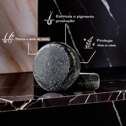 ReNew Black - Jabón que rejuvenece y oscurece el cabello Belleza & Glamour 