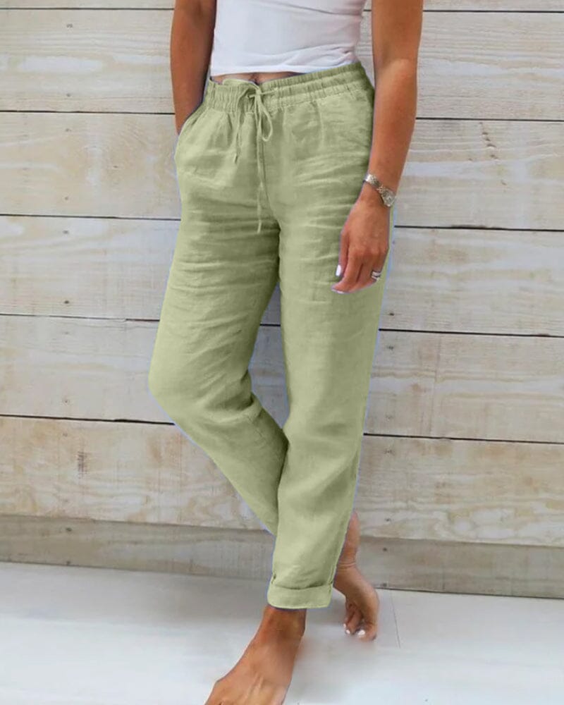 Reta - Comfy Pants PANTS Belleza & Glamour Green S 