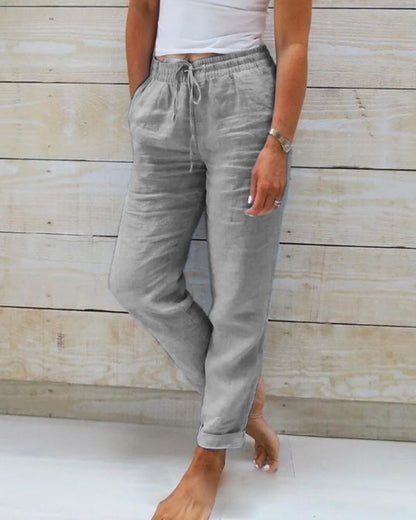 Reta - Comfy Pants PANTS Belleza & Glamour Grey S 