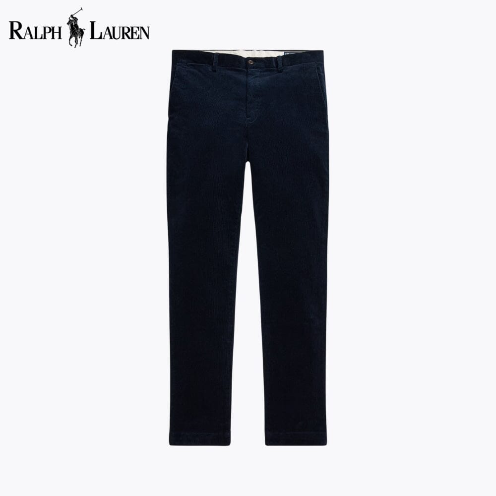 RL Andover Slim Fit Stretch Corduroy Pant RL Andover Slim Fit Stretch Corduroy Pant Slate Crown Blue Navy 28 