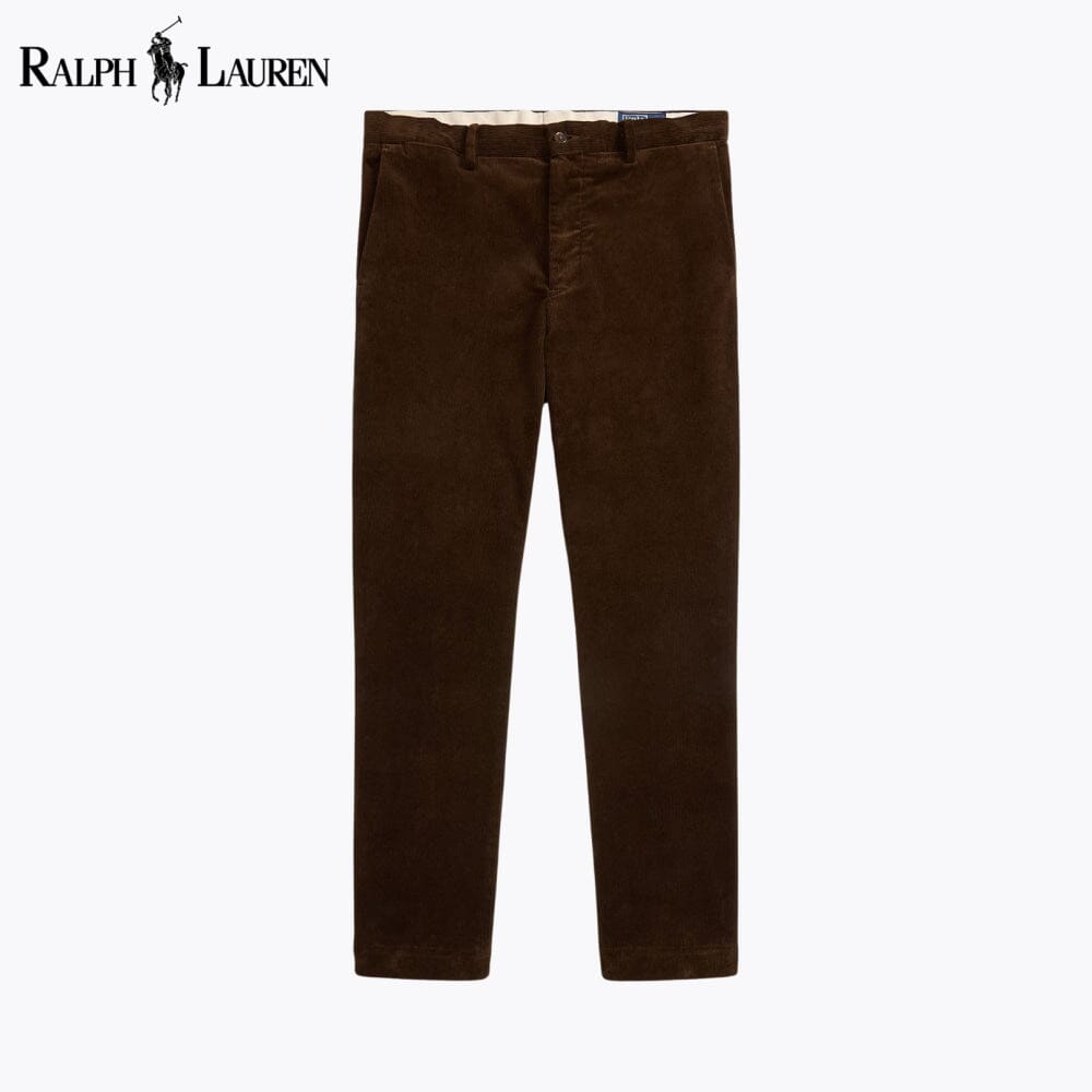 RL Andover Slim Fit Stretch Corduroy Pant RL Andover Slim Fit Stretch Corduroy Pant Slate Crown Cooper Brown 28 