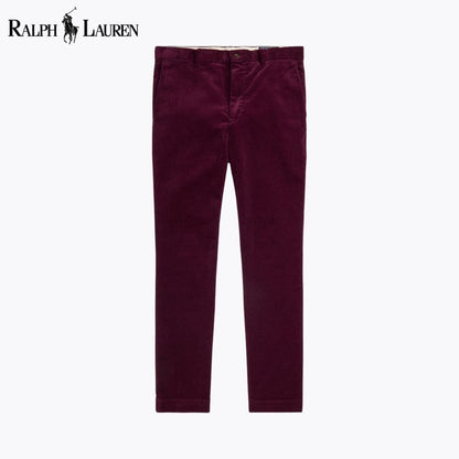 RL Andover Slim Fit Stretch Corduroy Pant RL Andover Slim Fit Stretch Corduroy Pant Slate Crown Ruby 28 