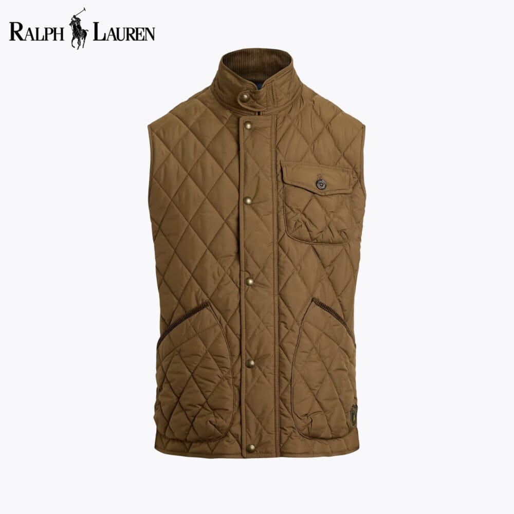 RL Beaton Quilted Utility Gilet RL Beaton Quilted Utility Gilet Slate Crown Chestnut S 