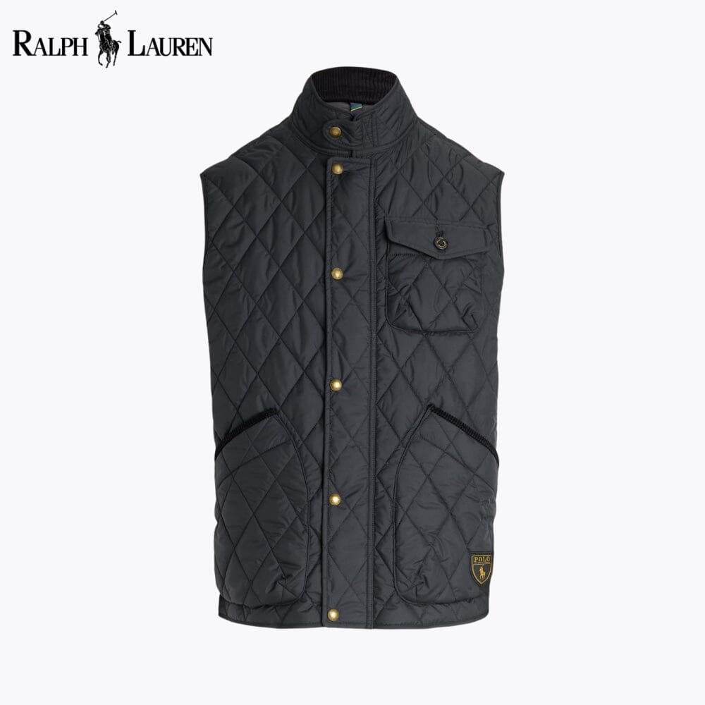 RL Beaton Quilted Utility Gilet RL Beaton Quilted Utility Gilet Slate Crown Polo Black S 
