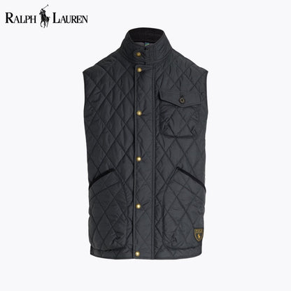 RL Beaton Quilted Utility Gilet RL Beaton Quilted Utility Gilet Slate Crown Polo Black S 