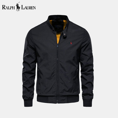 RL Bomber Classic Bomber Jacket RL Bomber Classic Bomber Jacket Slate Crown Black S 