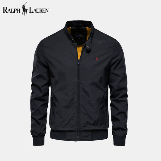 RL Bomber Classic Bomber Jacket RL Bomber Classic Bomber Jacket Slate Crown Black S 