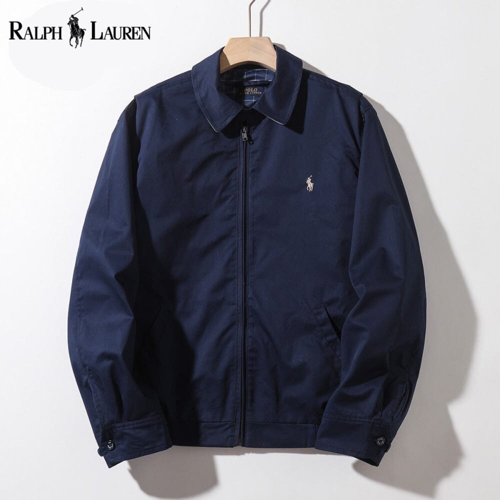 RL Classic Modern Bomber Jacket RL Classic Modern Bomber Jacket Slate Crown Blue S 