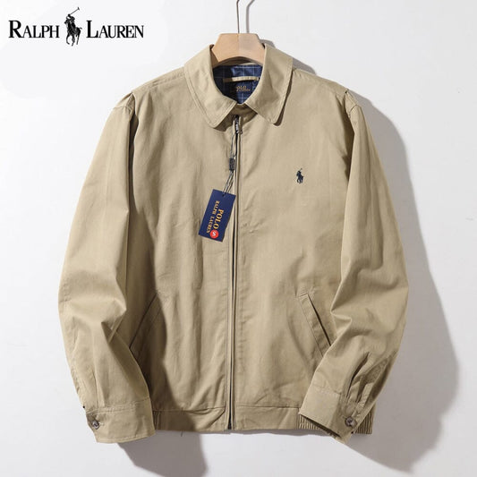 RL Classic Modern Bomber Jacket RL Classic Modern Bomber Jacket Slate Crown Khaki S 
