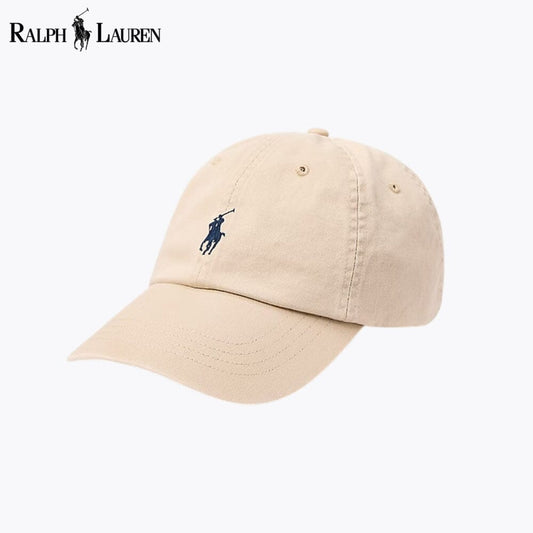 RL Cotton Chino Baseball Cap RL Cotton Chino Baseball Cap Slate Crown Nubuck 