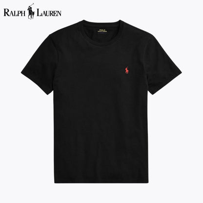 RL Custom Slim Fit Jersey Crewneck T-Shirt RL Custom Slim Fit Jersey Crewneck T-Shirt Slate Crown Black S 