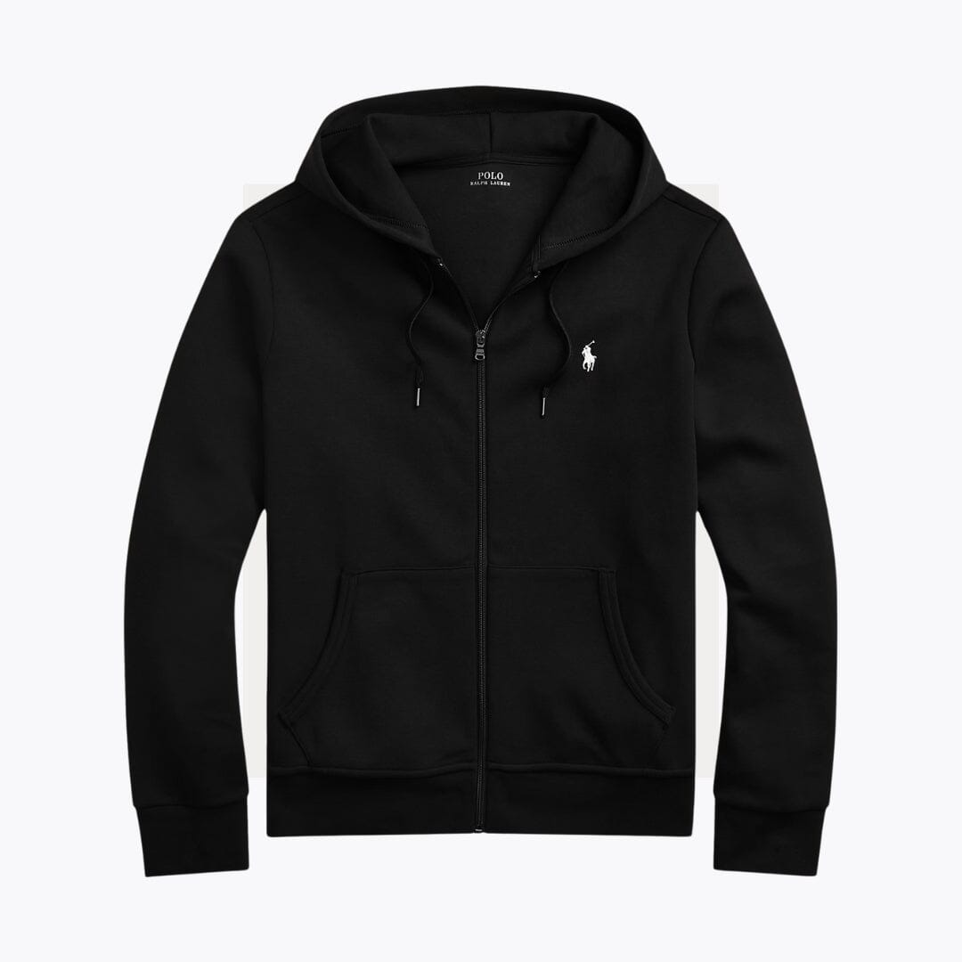 RL Double-Knit Full-Zip Hoodie RL Double-Knit Full-Zip Hoodie Slate Crown Black S 