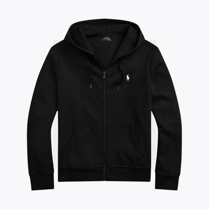 RL Double-Knit Full-Zip Hoodie RL Double-Knit Full-Zip Hoodie Slate Crown Black S 