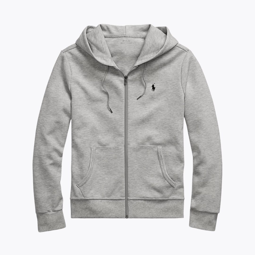 RL Double-Knit Full-Zip Hoodie RL Double-Knit Full-Zip Hoodie Slate Crown Light Sport Heather S 