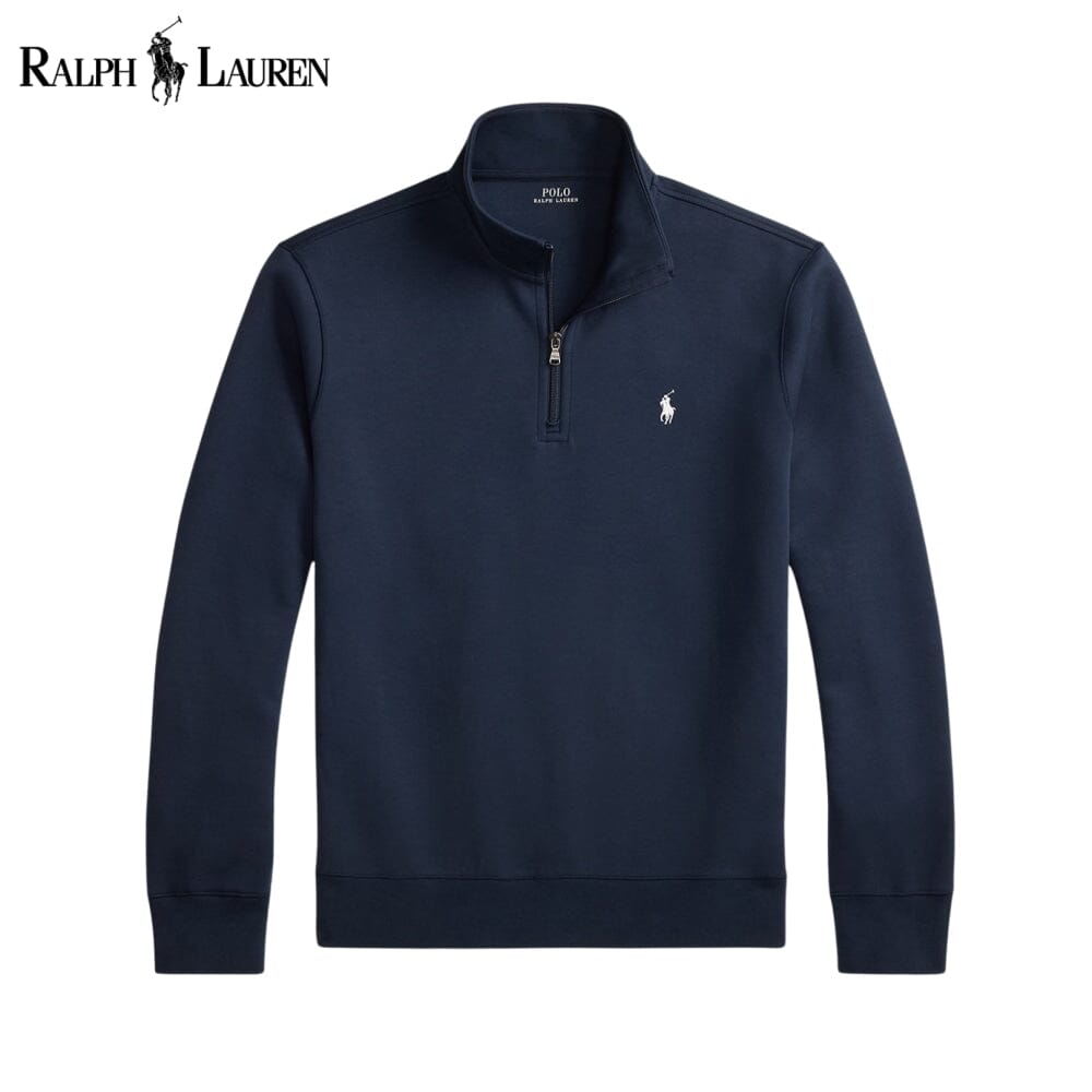 RL Double-Knit Mockneck Pullover RL Double-Knit Mockneck Pullover Slate Crown Aviator Navy S 