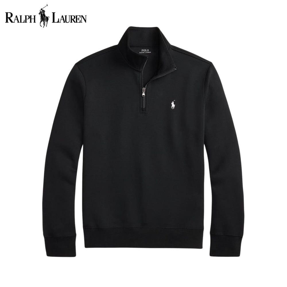 RL Double-Knit Mockneck Pullover RL Double-Knit Mockneck Pullover Slate Crown Black S 
