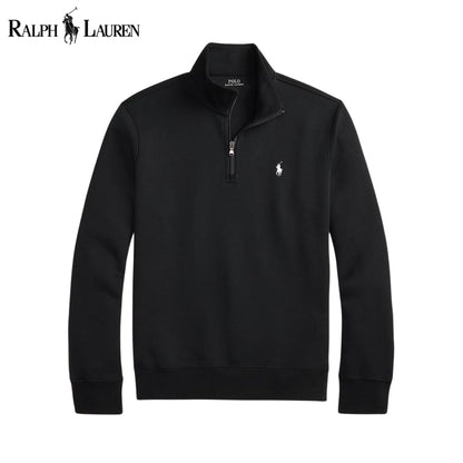 RL Double-Knit Mockneck Pullover RL Double-Knit Mockneck Pullover Slate Crown Black S 