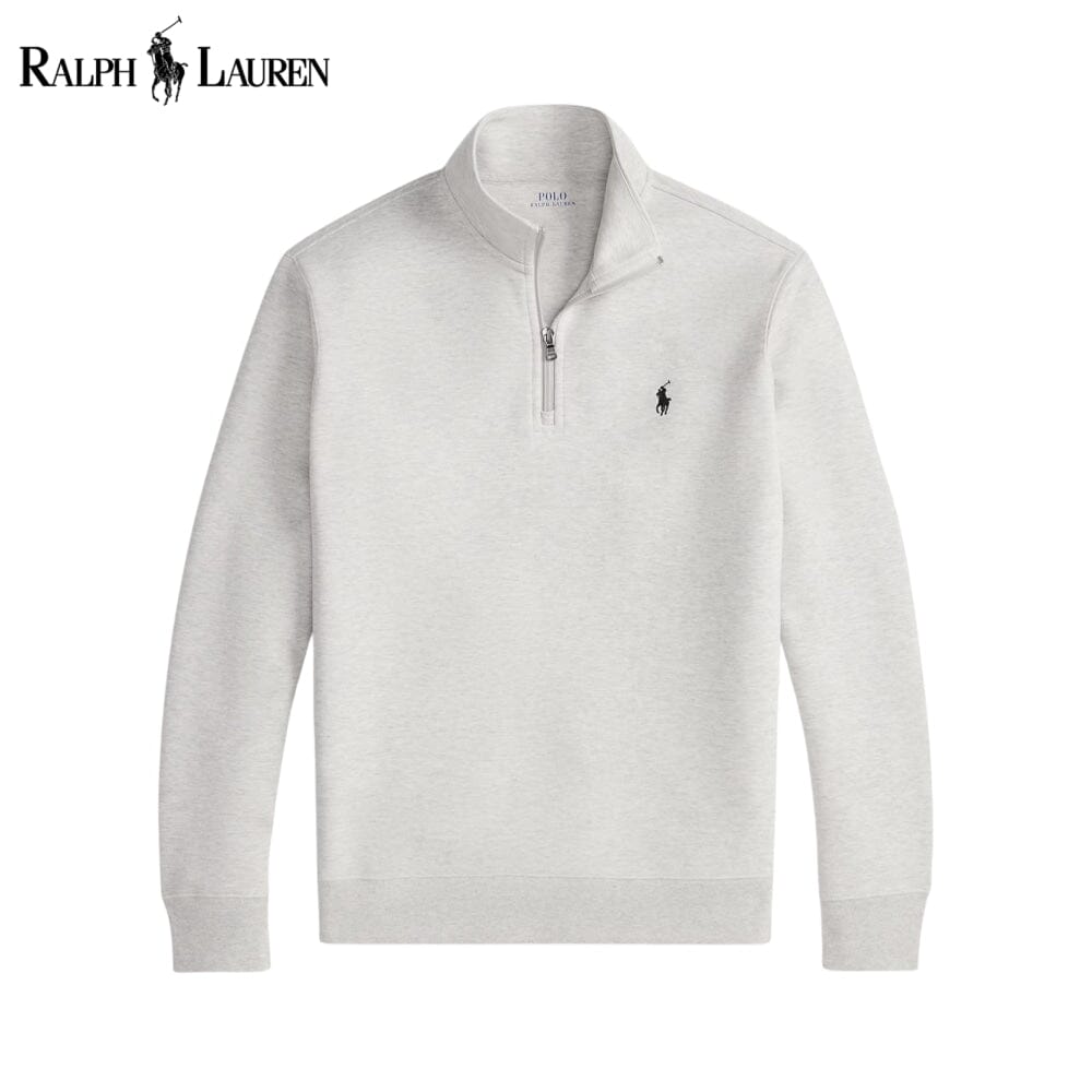 RL Double-Knit Mockneck Pullover RL Double-Knit Mockneck Pullover Slate Crown Light Sport Heather S 