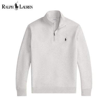 RL Double-Knit Mockneck Pullover RL Double-Knit Mockneck Pullover Slate Crown Light Sport Heather S 