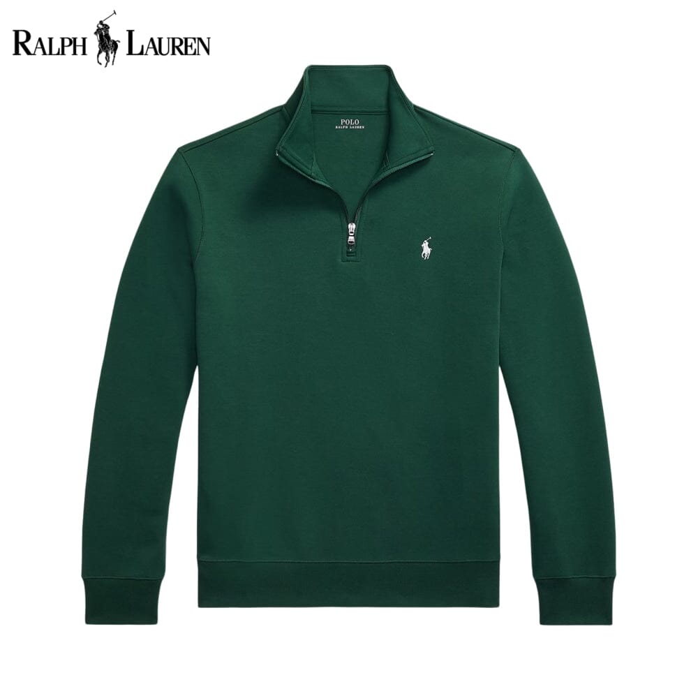 RL Double-Knit Mockneck Pullover RL Double-Knit Mockneck Pullover Slate Crown Pine Green S 