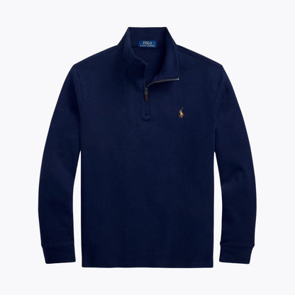 RL Estate-Rib Quarter-Zip Pullover RL Estate-Rib Quarter-Zip Pullover Slate Crown Cruise Navy S 