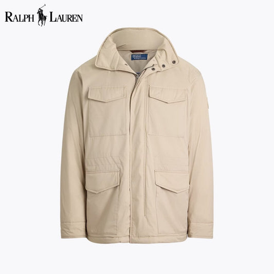 RL Gabardine Hooded Field Jacket RL Gabardine Hooded Field Jacket Slate Crown Classic Stone S 