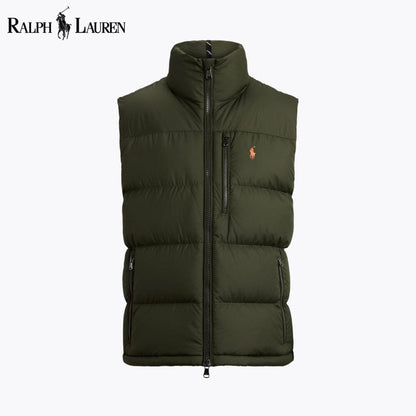 RL Gorham Down Gilet RL Gorham Down Gilet Slate Crown Olive Green S 