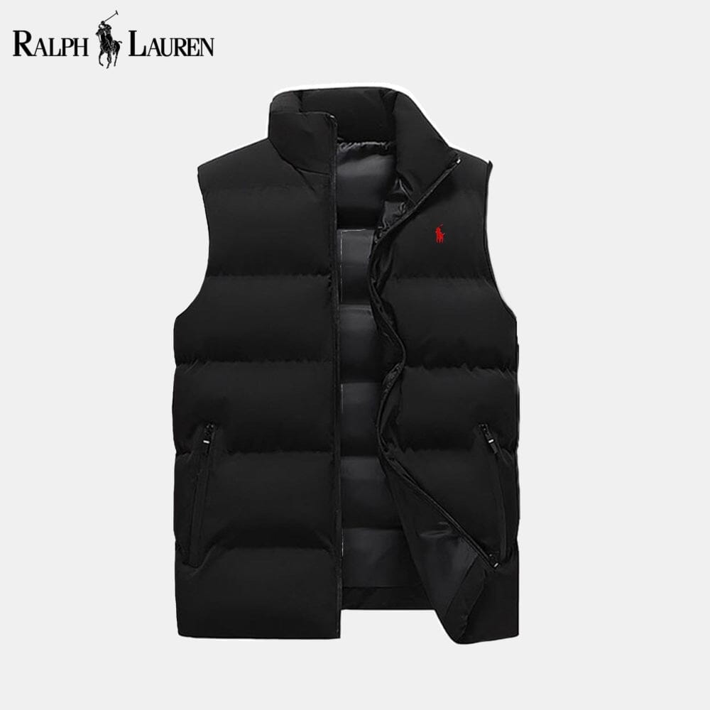 RL Insulated Down Puffer Waistcoat RL Insulated Down Puffer Jacket Slate Crown Black S 