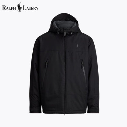 RL Insulated Hooded Jacket RL Insulated Hooded Jacket Slate Crown Black S 