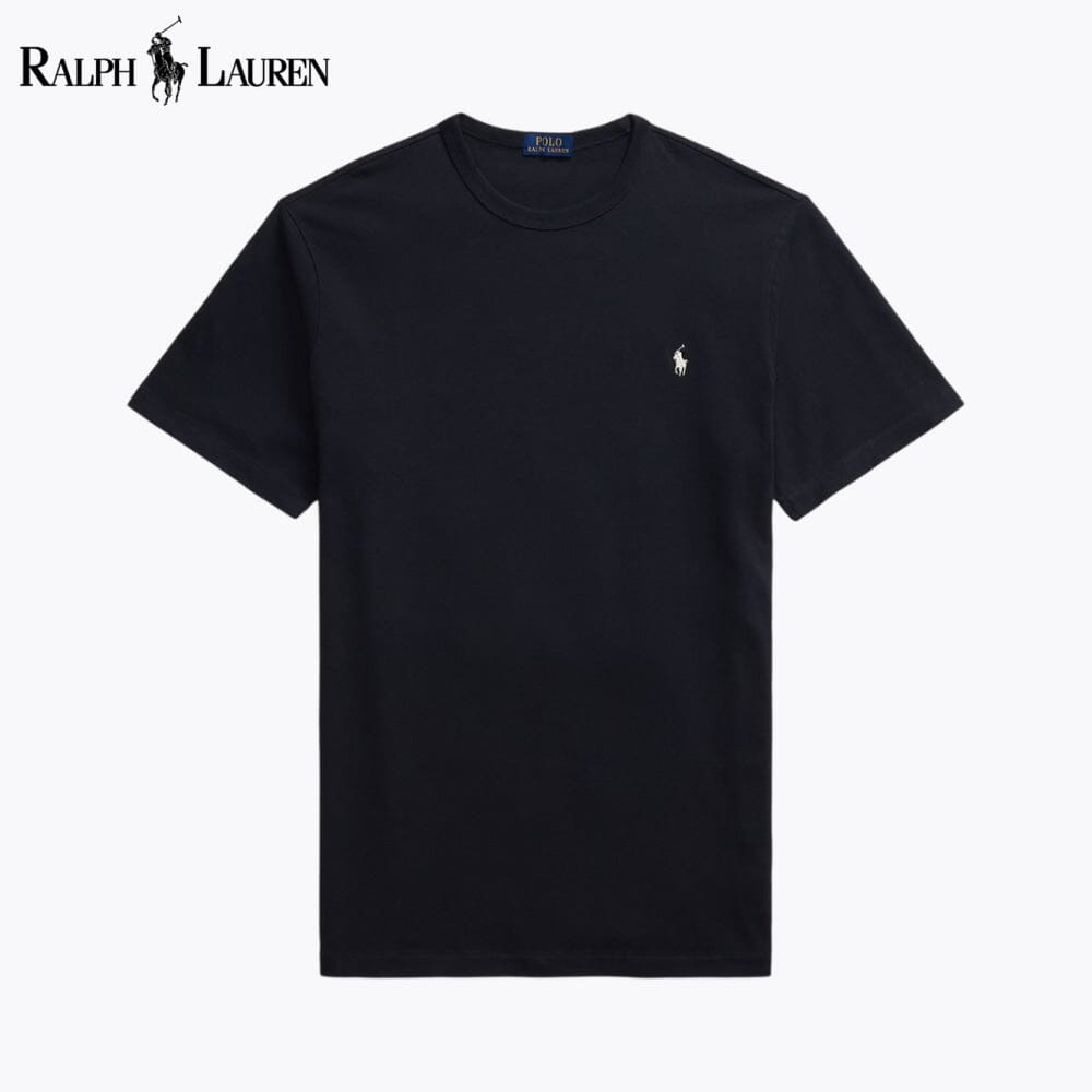 RL Jersey Crewneck T-Shirt RL Jersey Crewneck T-Shirt Slate Crown Black S 