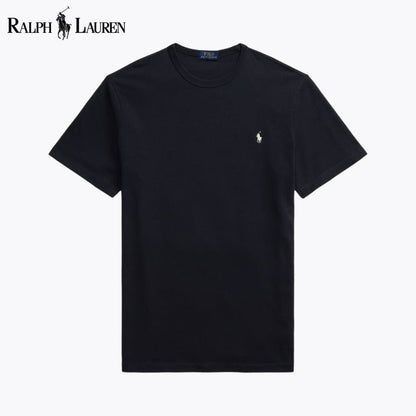 RL Jersey Crewneck T-Shirt RL Jersey Crewneck T-Shirt Slate Crown Black S 