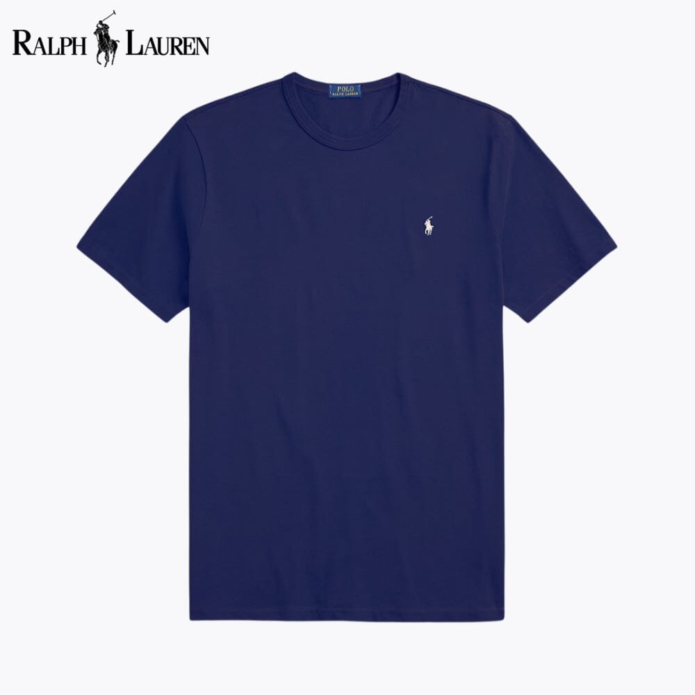 RL Jersey Crewneck T-Shirt RL Jersey Crewneck T-Shirt Slate Crown Blue Navy S 