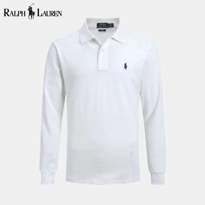 RL Long Slim Fit Dress Shirt RL Long Slim Fit Dress Shirt Slate Crown White S 