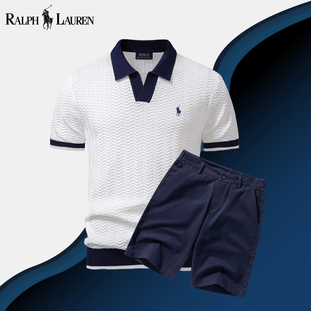 RL Old Money Polo Shirt + Shorts Set RL Old Money Polo Shirt + Shorts Set Slate Crown Snow White S 
